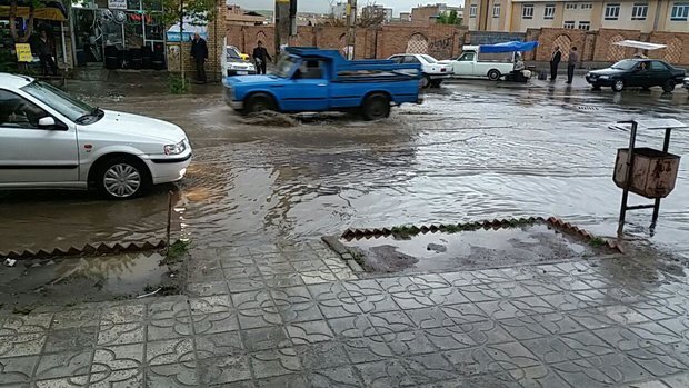 رفع آبگرفتگی در معابر شوش و شوشتر